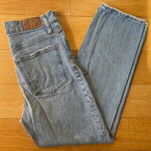 Madewell “Perfect Vintage” Straight Jeans – Light Wash, Size 28